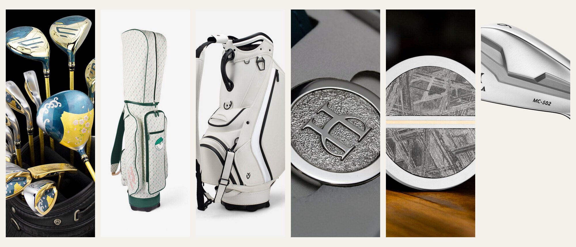 No Budget — luxury golf gear spread