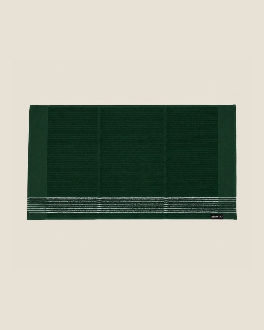 No Dirt Golf Ultimate Caddy Towel, Green + Light Blue Stripe &middot; view 2 of 2