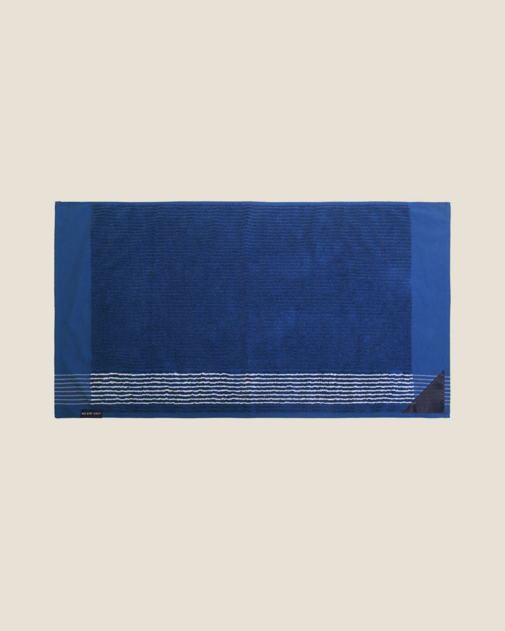 No Dirt Golf Ultimate Caddy Towel, Navy + White Stripe &middot; view 1 of 2