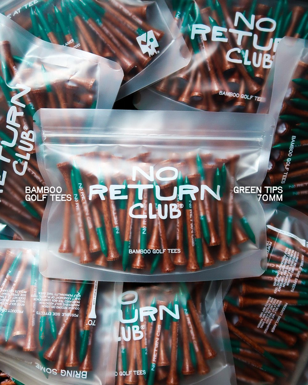 No Return Club Bamboo Tees Green tip · view 1 of 2