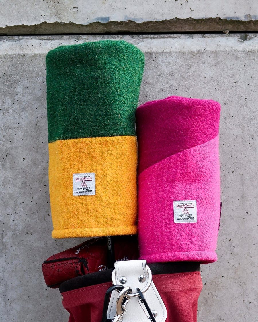 No Return Club photograph: Harris Tweed Pimento Tweed Headcover