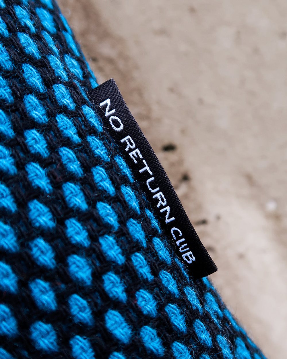 No Return Club Birdseye Blue Knit · view 3 of 3