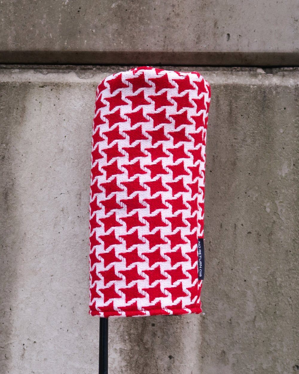 No Return Club Houndstooth Red + Oyster Knit · view 1 of 3