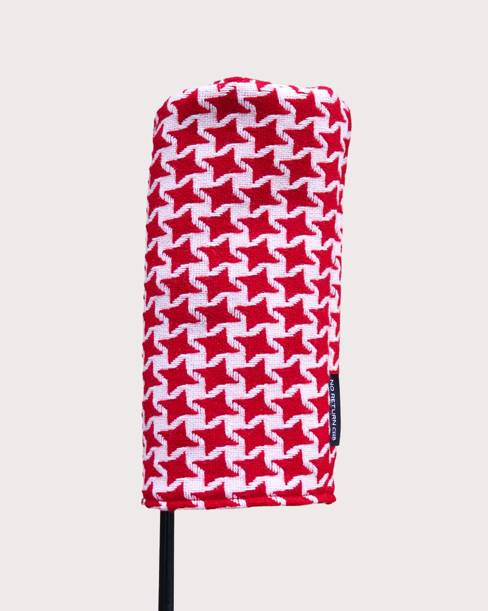 No Return Club Houndstooth Red + Oyster Knit · view 2 of 3