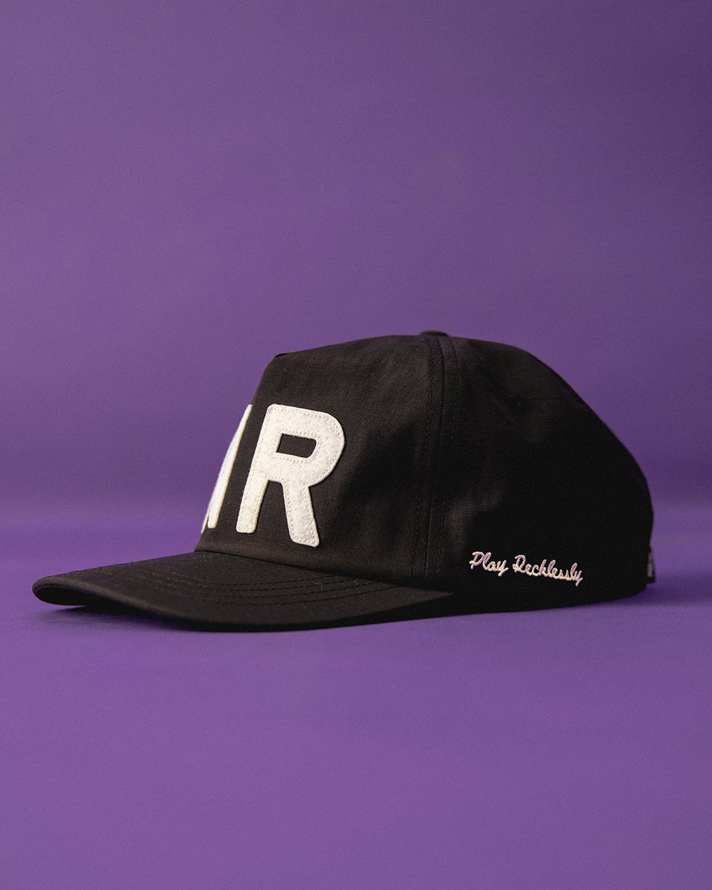 No Return Club NR Ripstop 5 Panel Cap Black · view 3 of 4