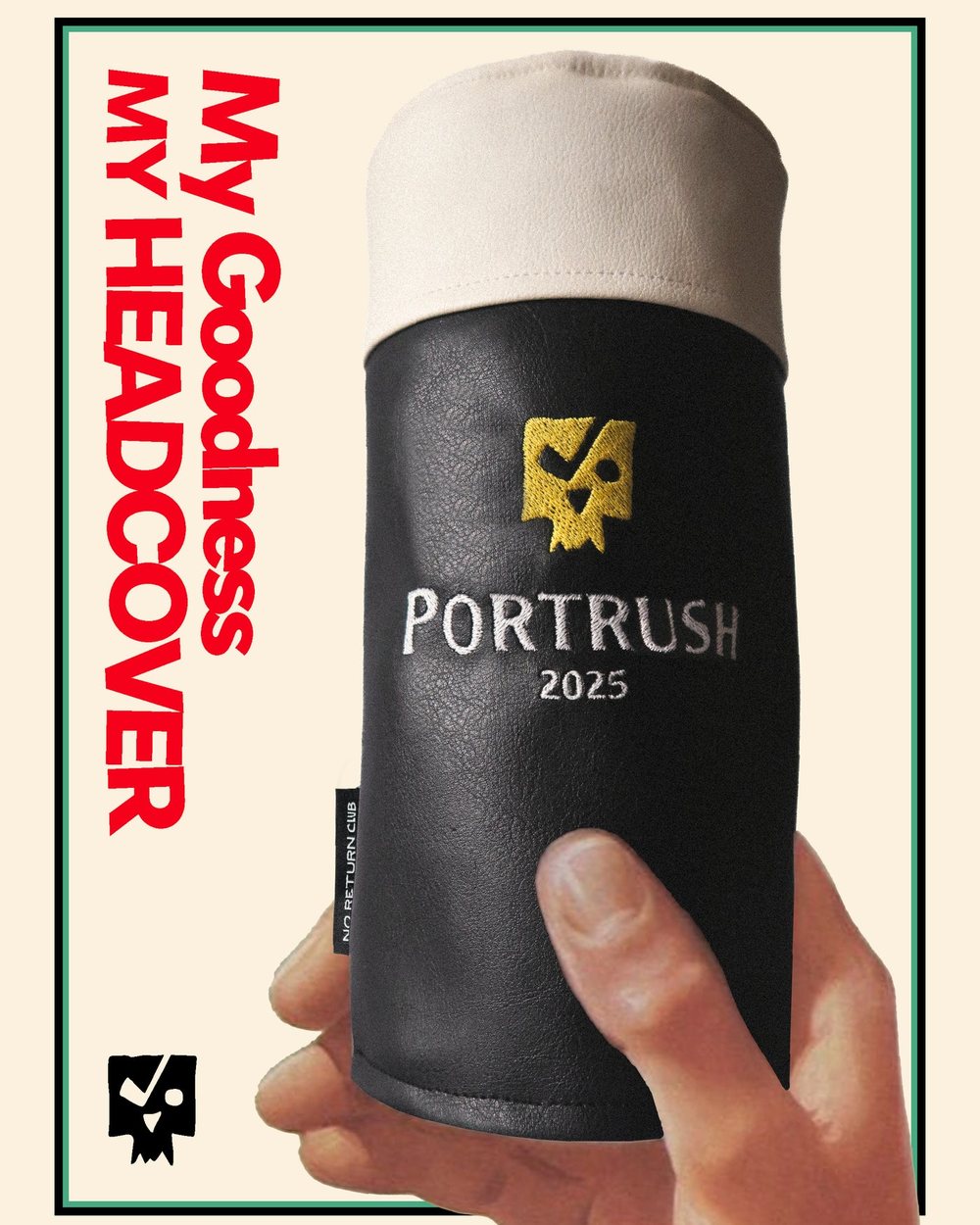 No Return Club Portrush Driver Cover PU leather · view 2 of 2