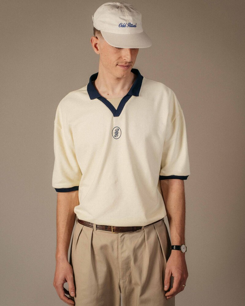 Odd Ritual 1990s Heritage Polo, on model · view 2 of 4