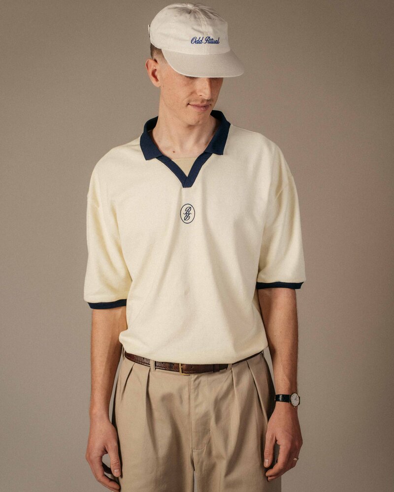 Odd Ritual 1990s Heritage Polo, on model · view 1 of 4
