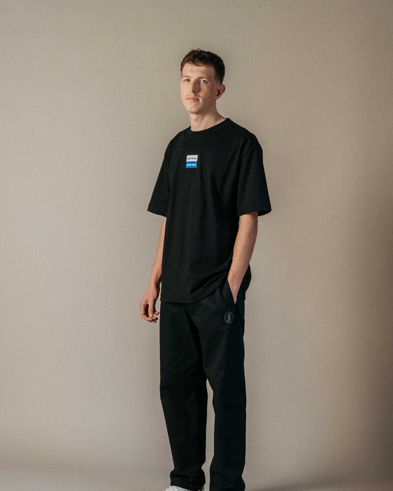 Odd Ritual Reflections T-Shirt in Black, on model · view 4 of 4