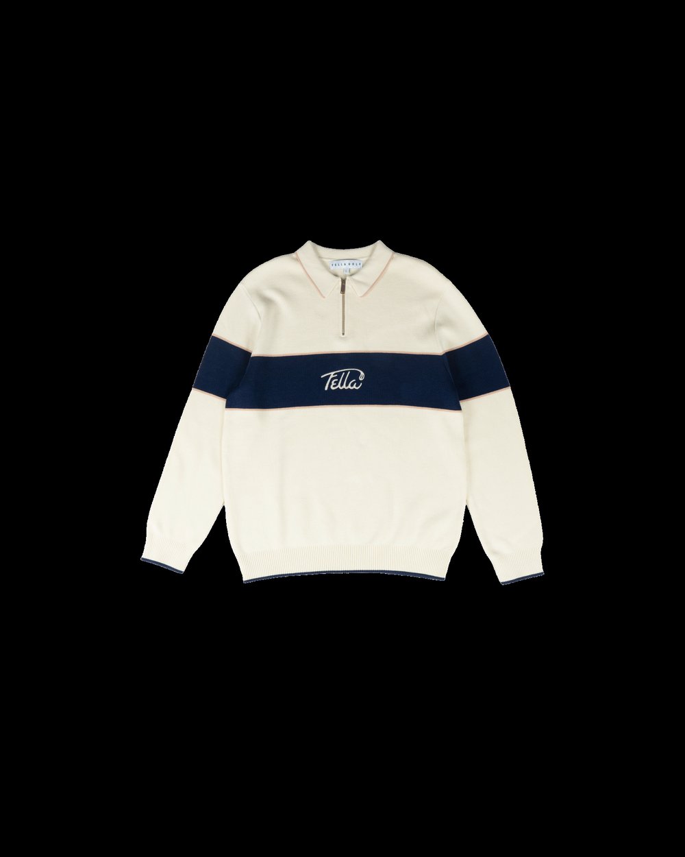 Fella Golf Boris Quarter-Zip Sweater, Navy · view 1 of 5