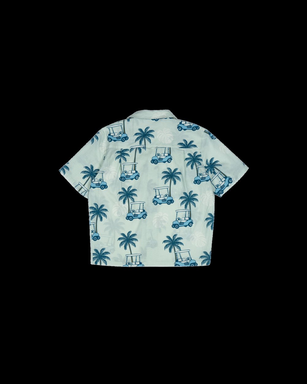 Fella Golf Bruno Camp Shirt, Tropical Golf Cart · view 2 of 5