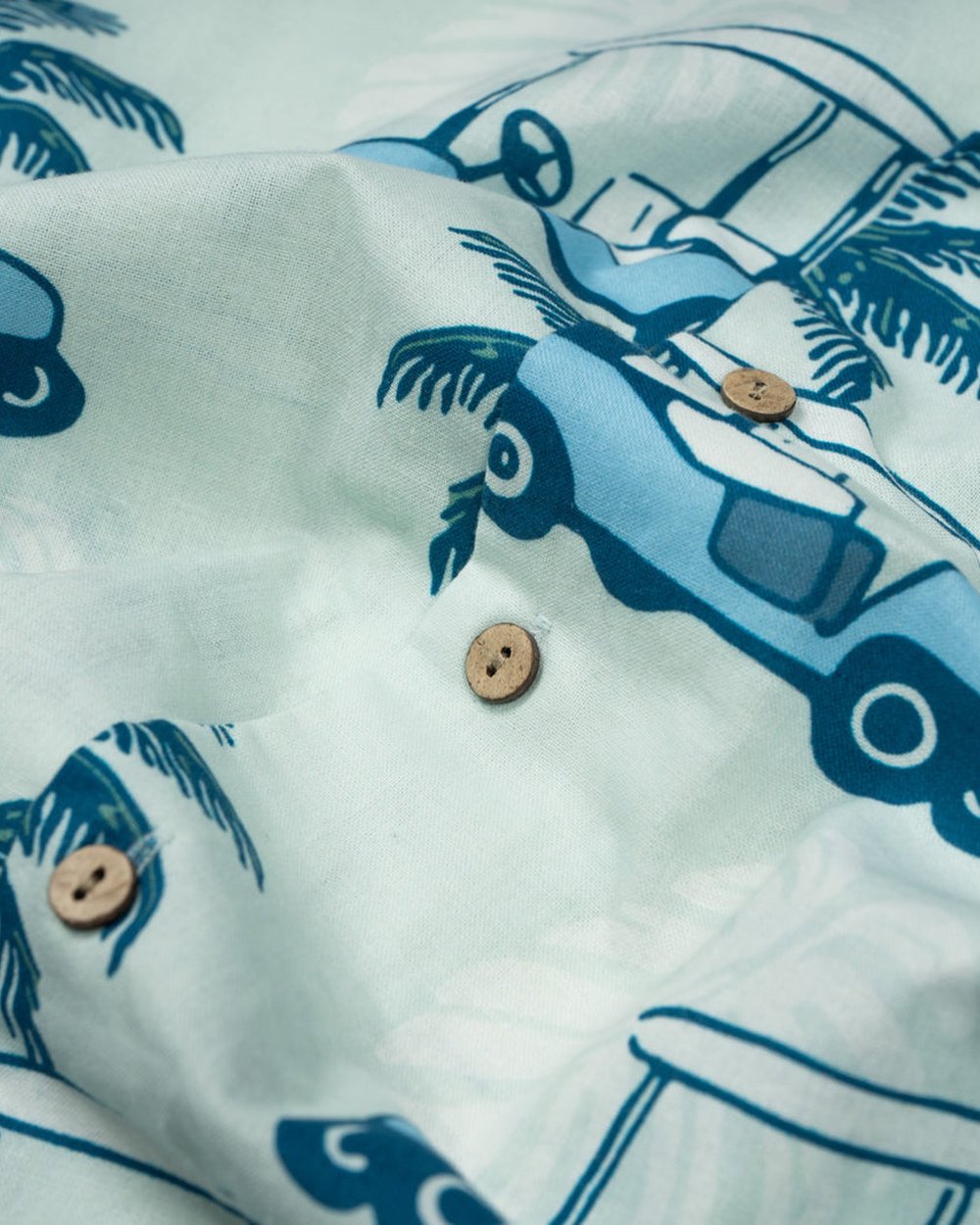 Fella Golf Bruno Camp Shirt, Tropical Golf Cart · view 5 of 5