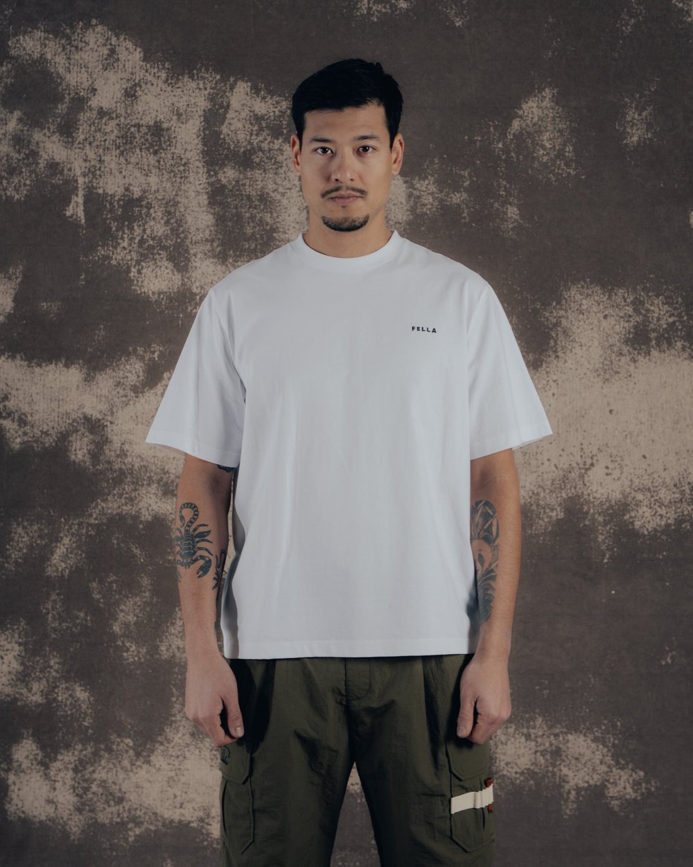 Fella Golf Logo Tee, White · view 3 of 5