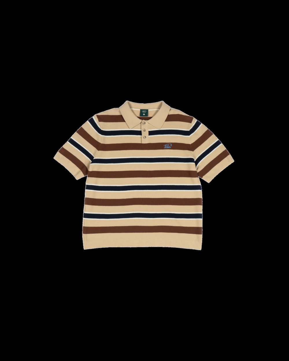 Fella Golf Jake Intarsia Knit Polo, Toffee · view 1 of 5