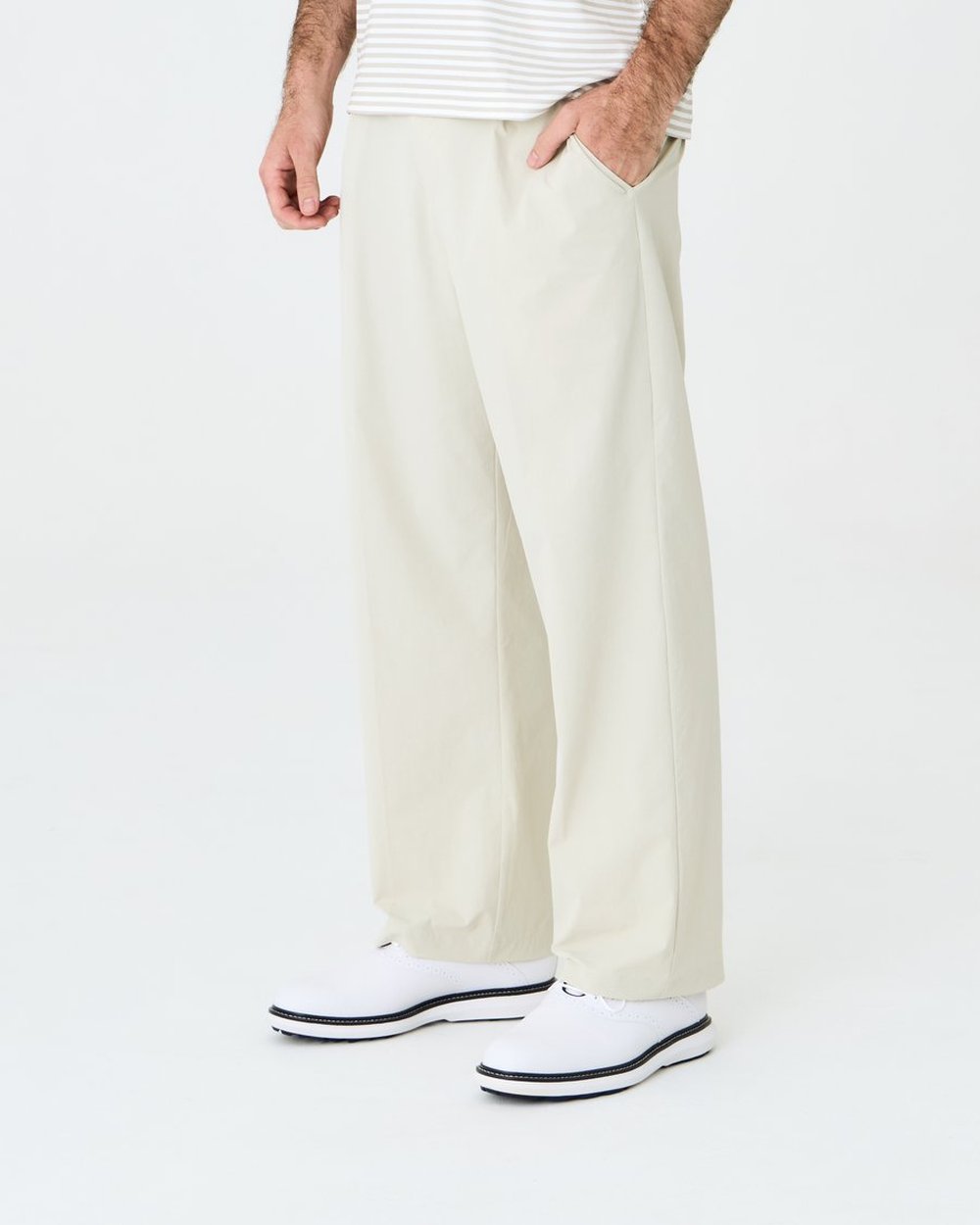 Left of Field Pleated Lite Pant, Beige · view 1 of 5