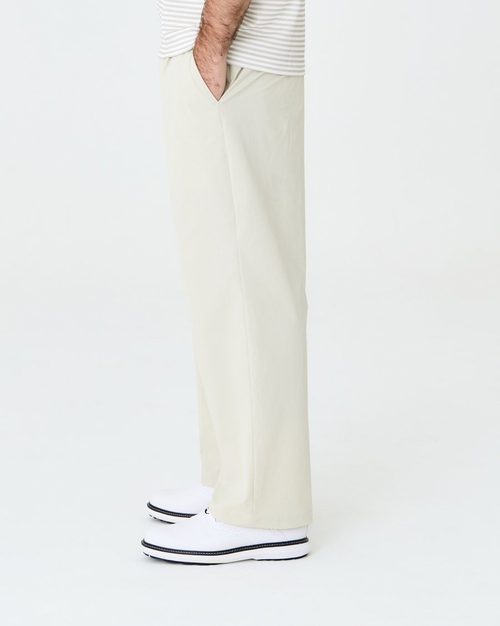 Left of Field Pleated Lite Pant, Beige · view 4 of 5