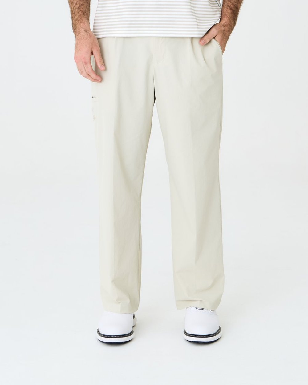 Left of Field Pleated Lite Pant, Beige · view 5 of 5