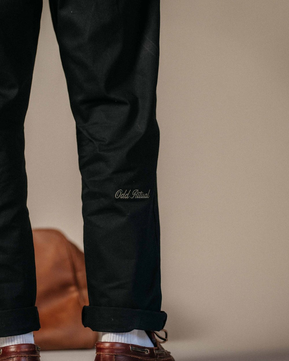 Odd Ritual Pleated Daily Trouser, Black · view 4 of 5