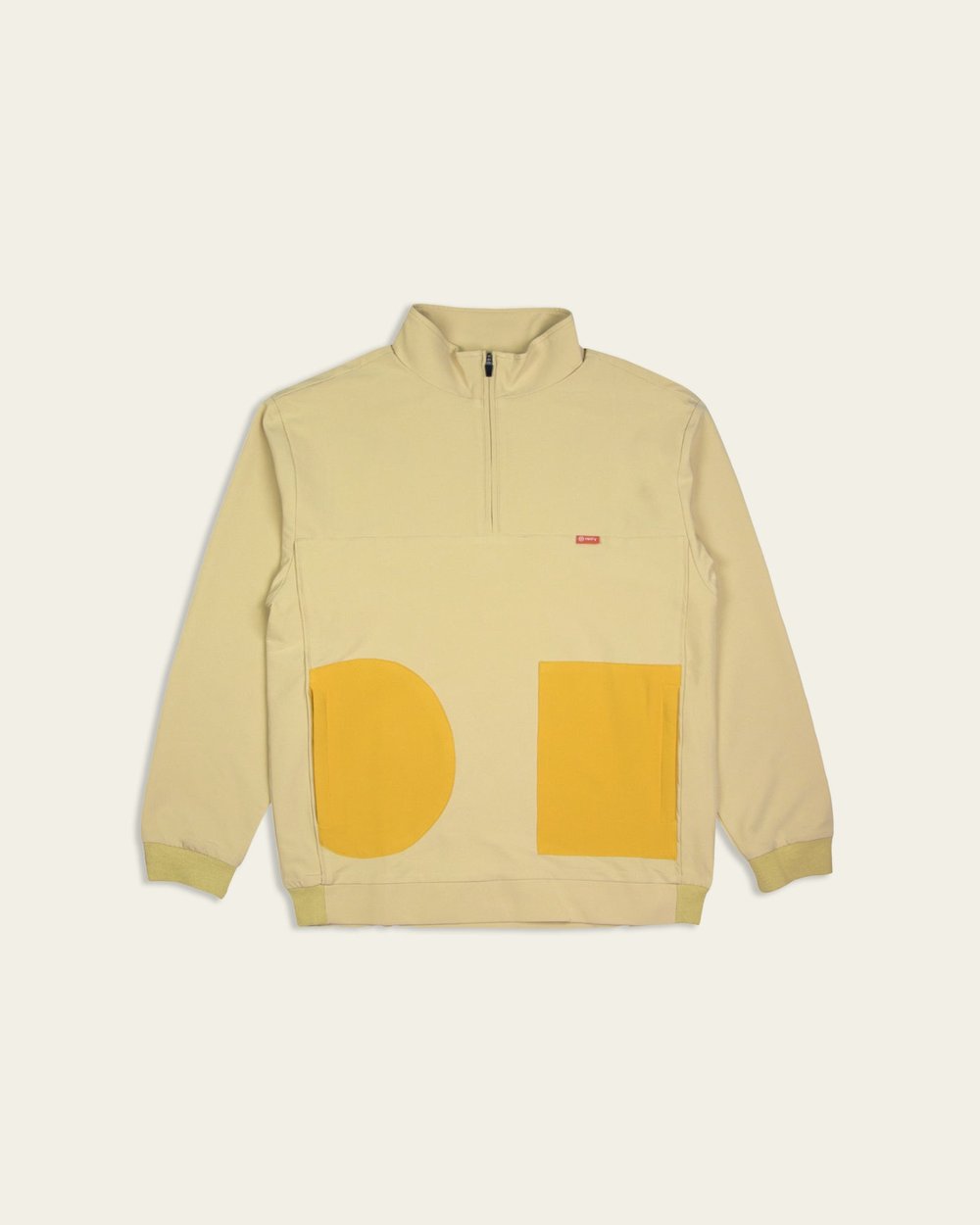 Radry Contrast Quarter Zip, Butter · view 1 of 5