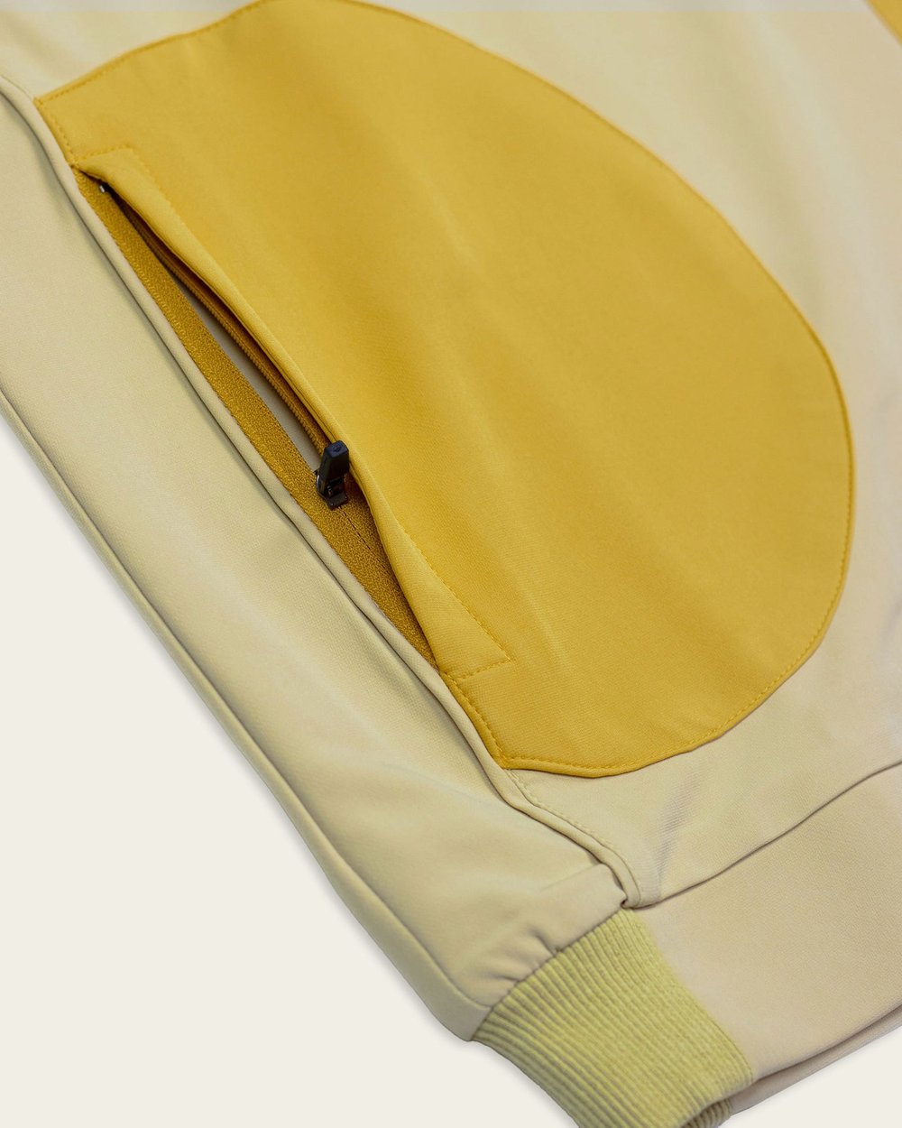 Radry Contrast Quarter Zip, Butter · view 5 of 5