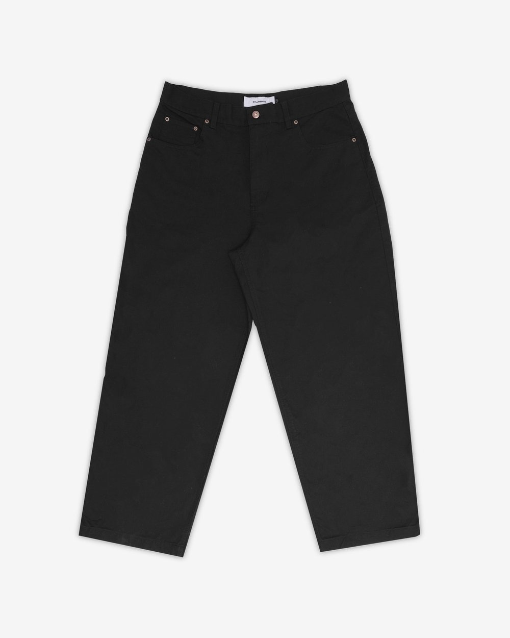 Students Golf Curriculum Baggy Twill Pants, Black · view 1 of 5