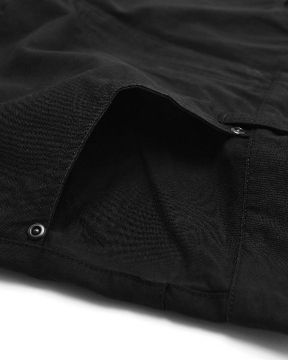 Students Golf Curriculum Baggy Twill Pants, Black · view 4 of 5