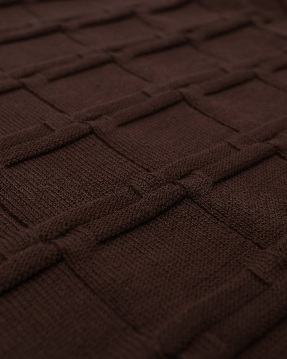Students Golf Knight Knitted Polo Sweater, Coffee · view 5 of 5