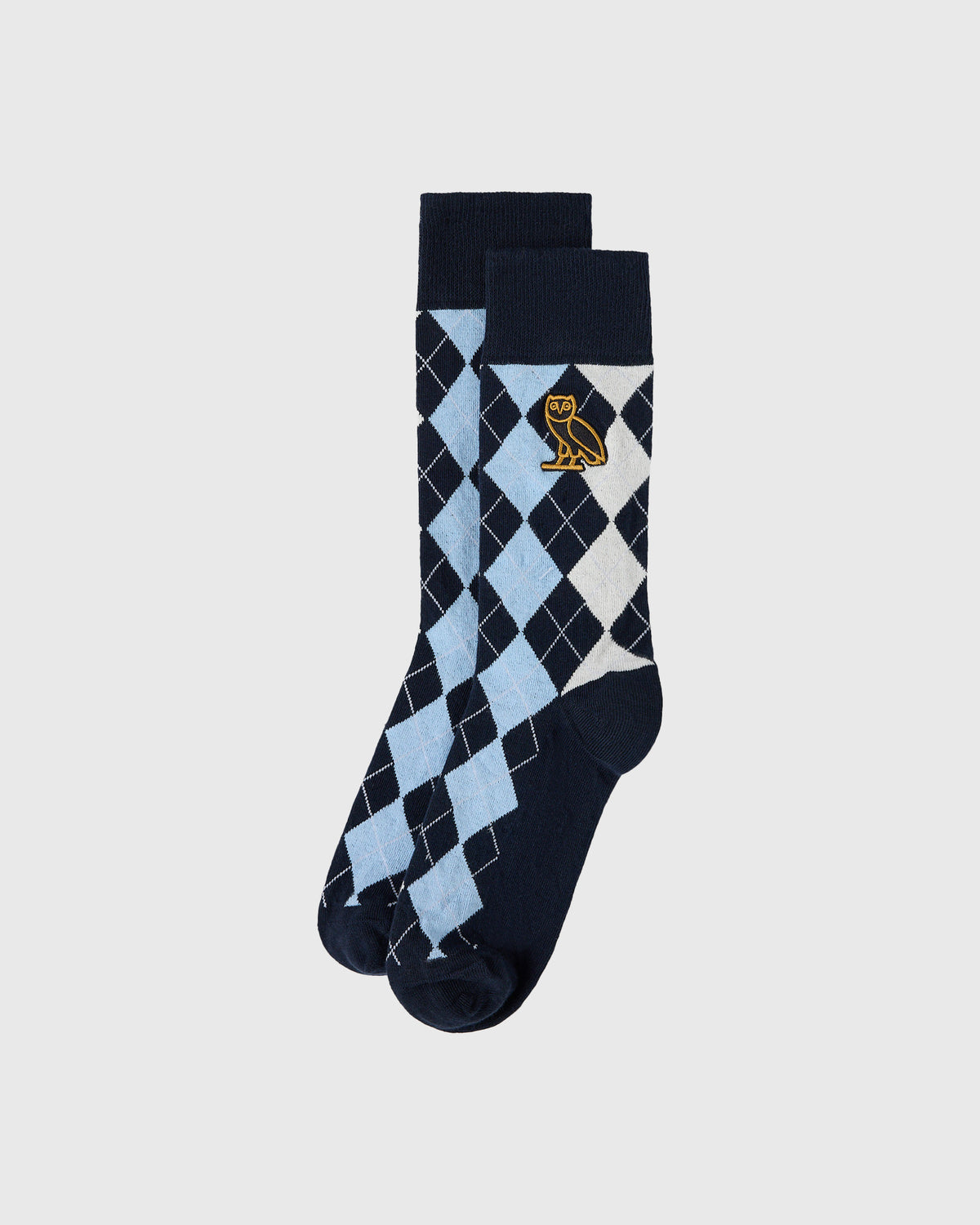 Argyle Sock — Light Blue