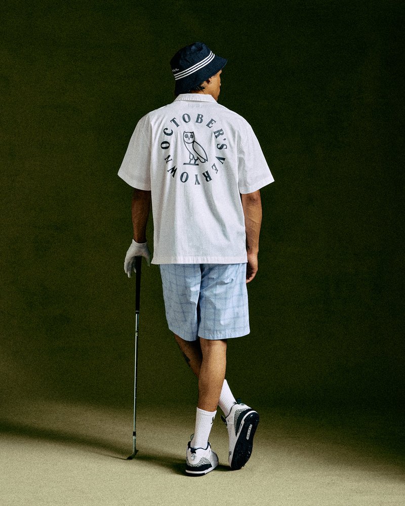 Circle Wordmark Camp Shirt — White · view 2 of 4