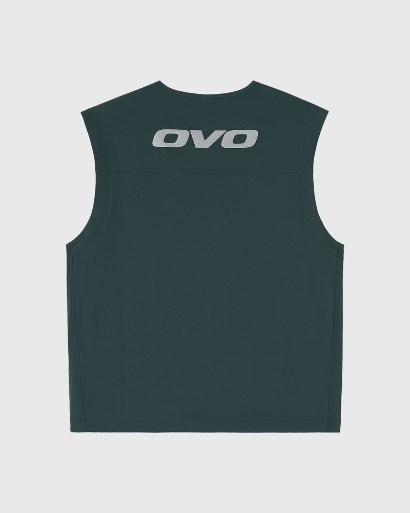 Stretch Nylon Vest — Midnight Green · view 2 of 4