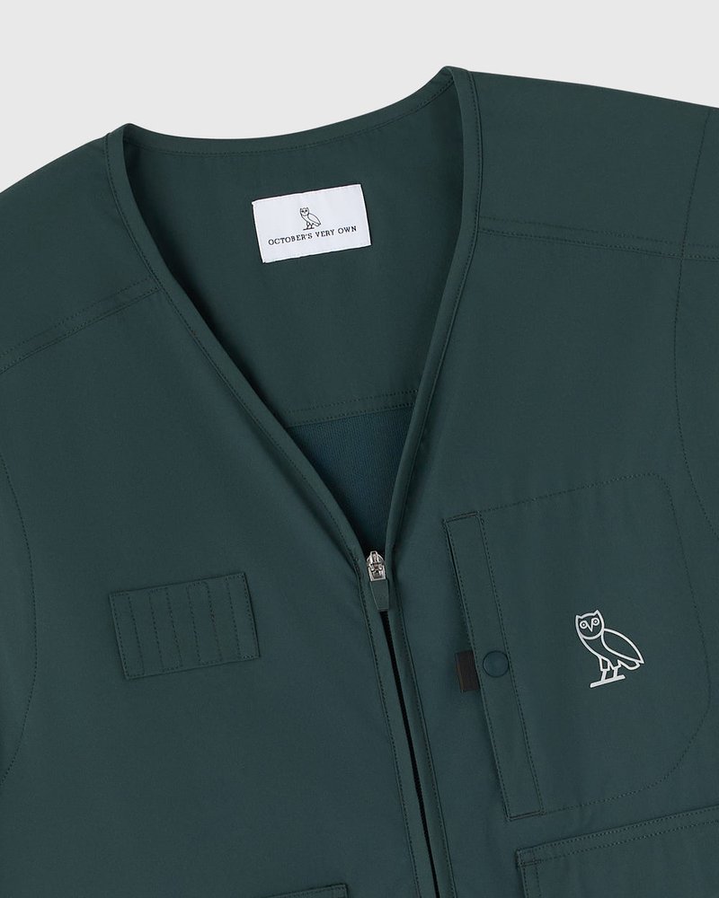 Stretch Nylon Vest — Midnight Green · view 3 of 4