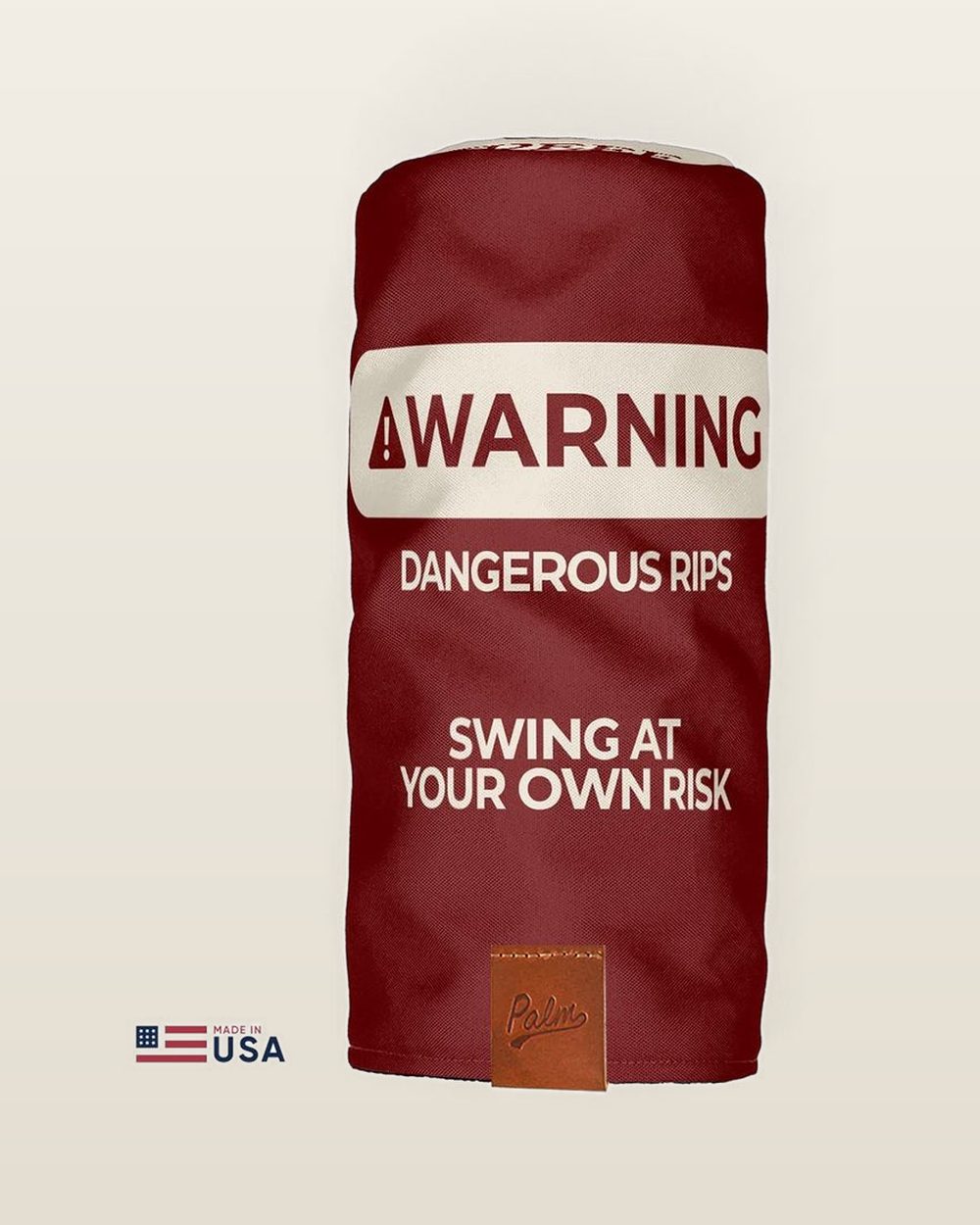 Palm Golf Co. Reef Dangerous Rips Red Driver Headcover · view 1 of 3