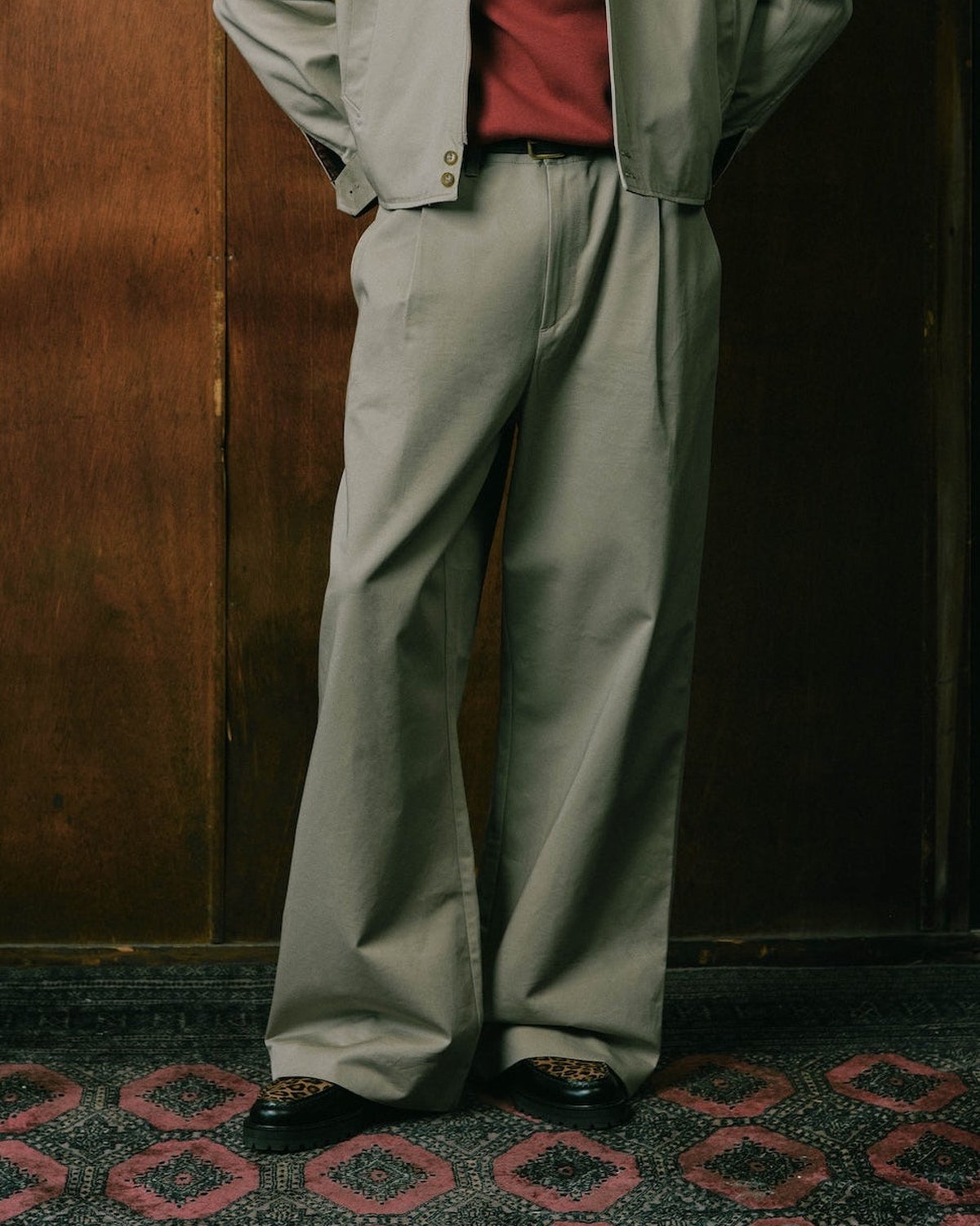 ANTi Country Club Tokyo One-Tuck Chino Pants | Beige · view 2 of 4