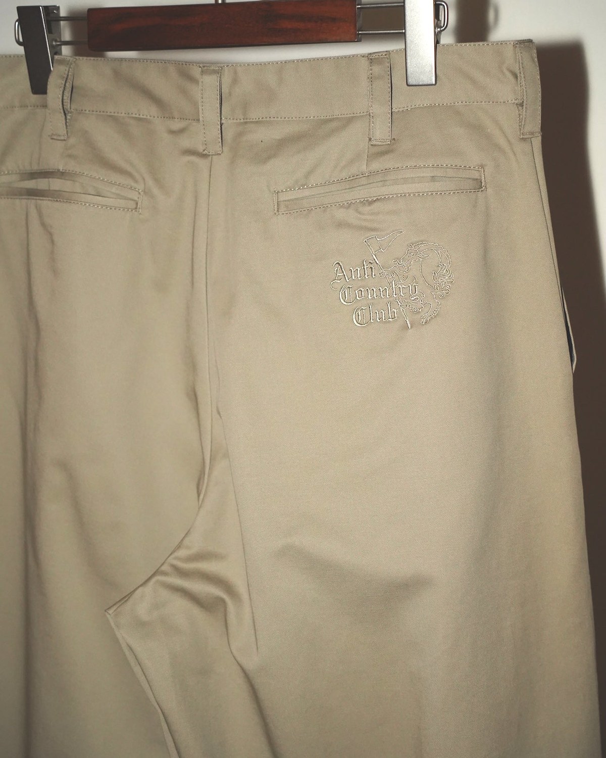 ANTi Country Club Tokyo One-Tuck Chino Pants | Beige · view 4 of 4