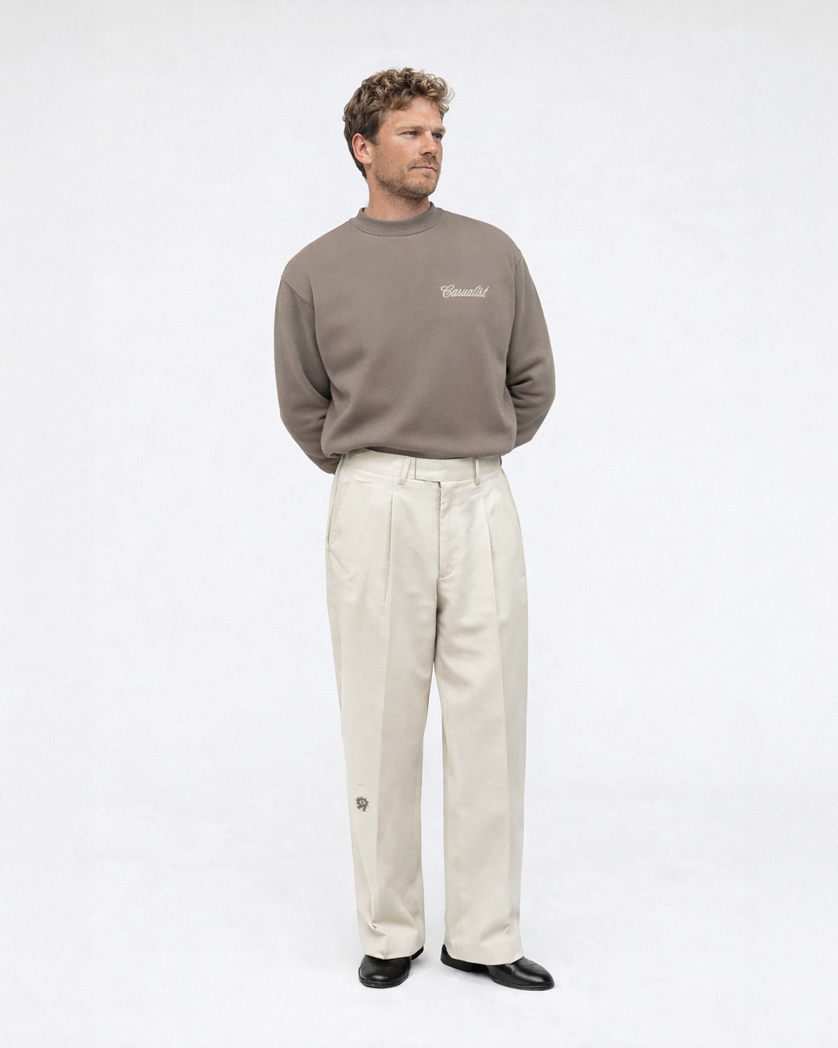 Casualist Pleated Golf Trousers | Organic Cotton · view 1 of 4