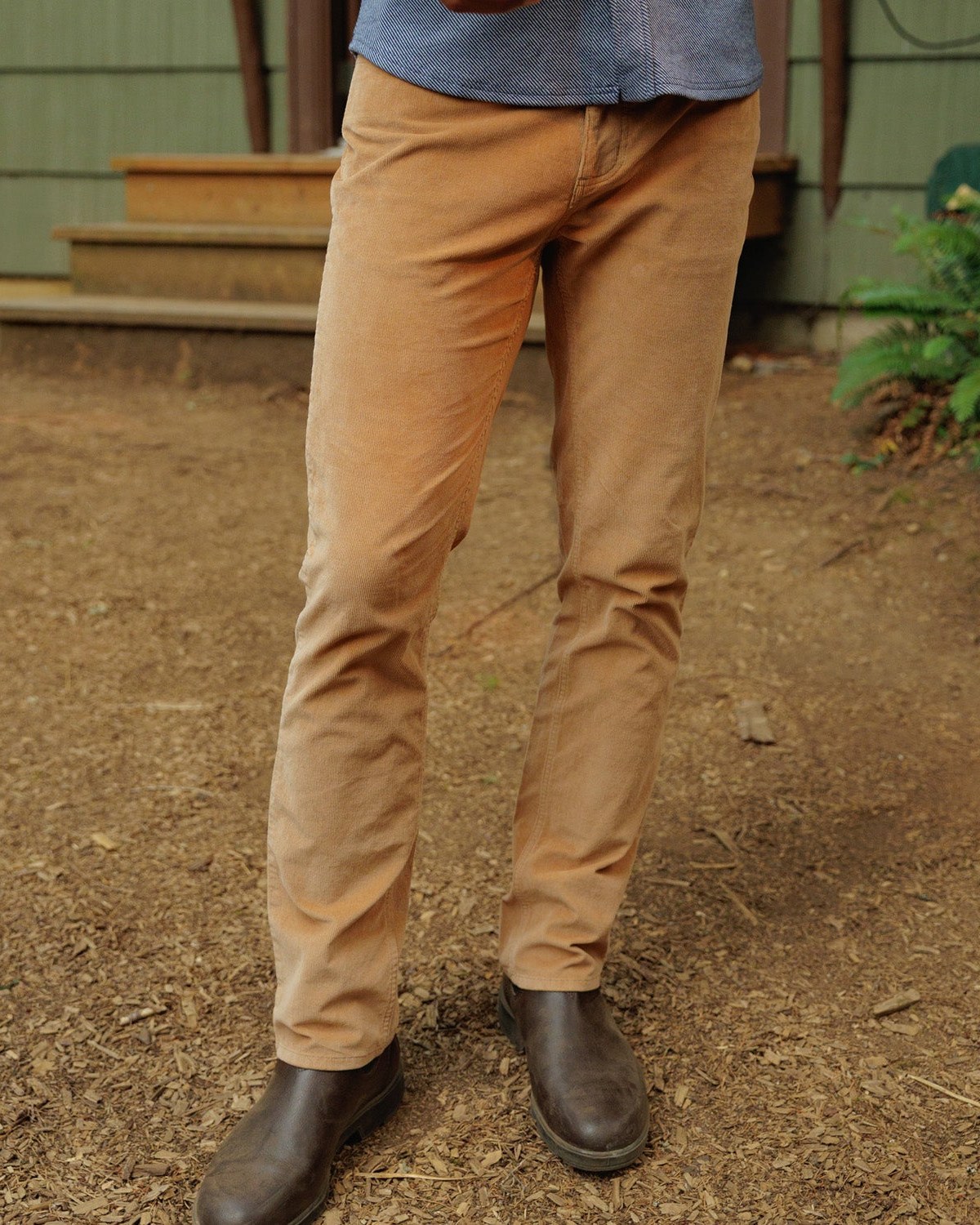 Criquet Shirts Comfort Corduroy Pant | Khaki · view 3 of 4