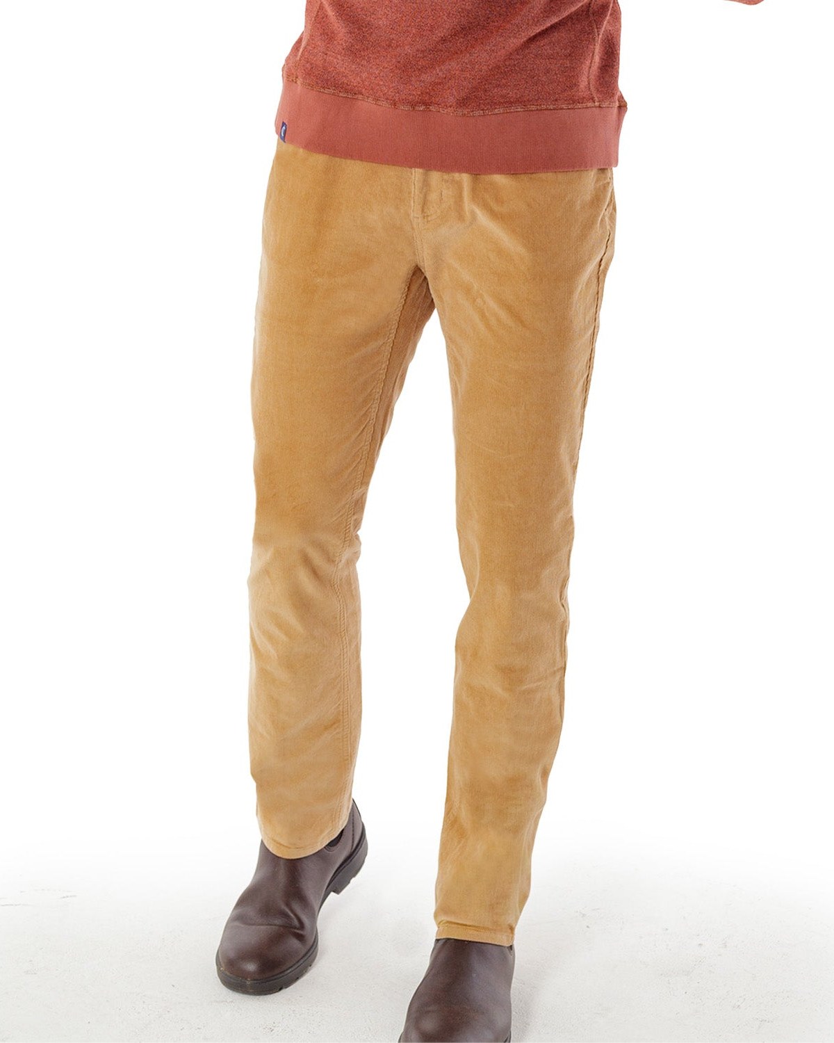 Criquet Shirts Comfort Corduroy Pant | Khaki · view 4 of 4