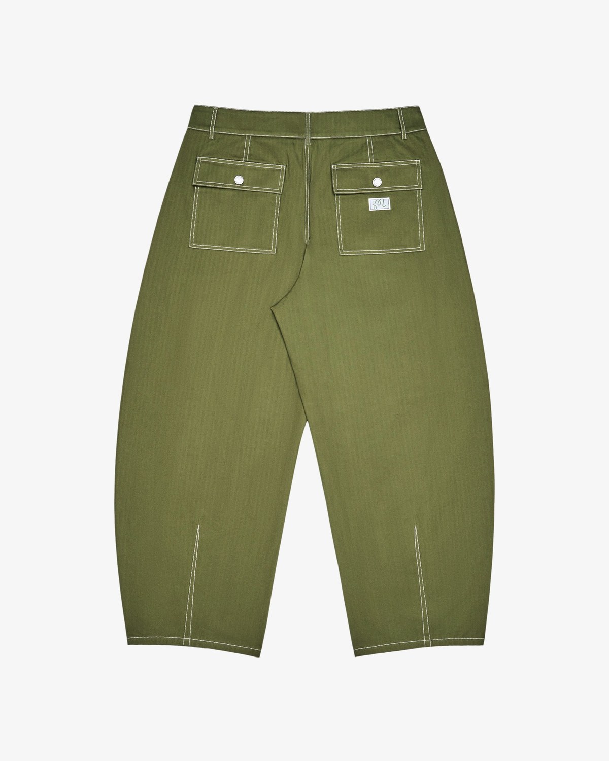 Malbon Golf Station Pant | Military Green · view 3 of 4