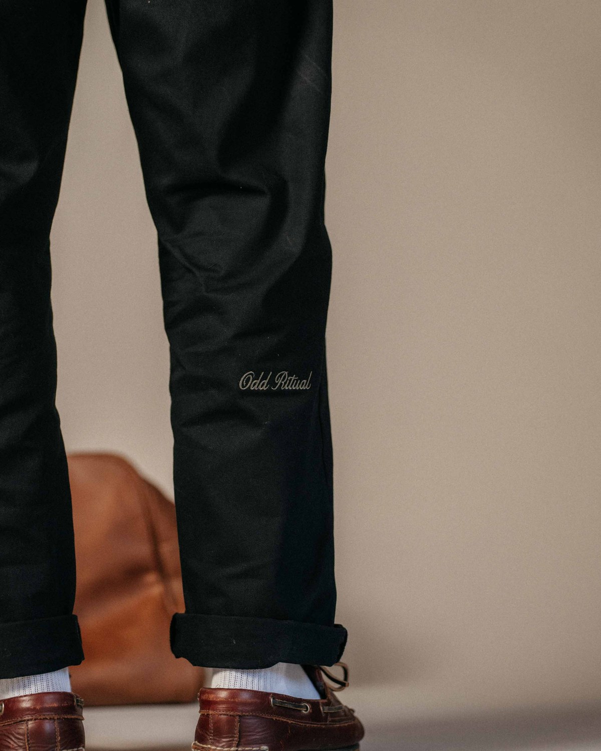 Odd Ritual Pleated Daily Trouser | Black · view 3 of 4