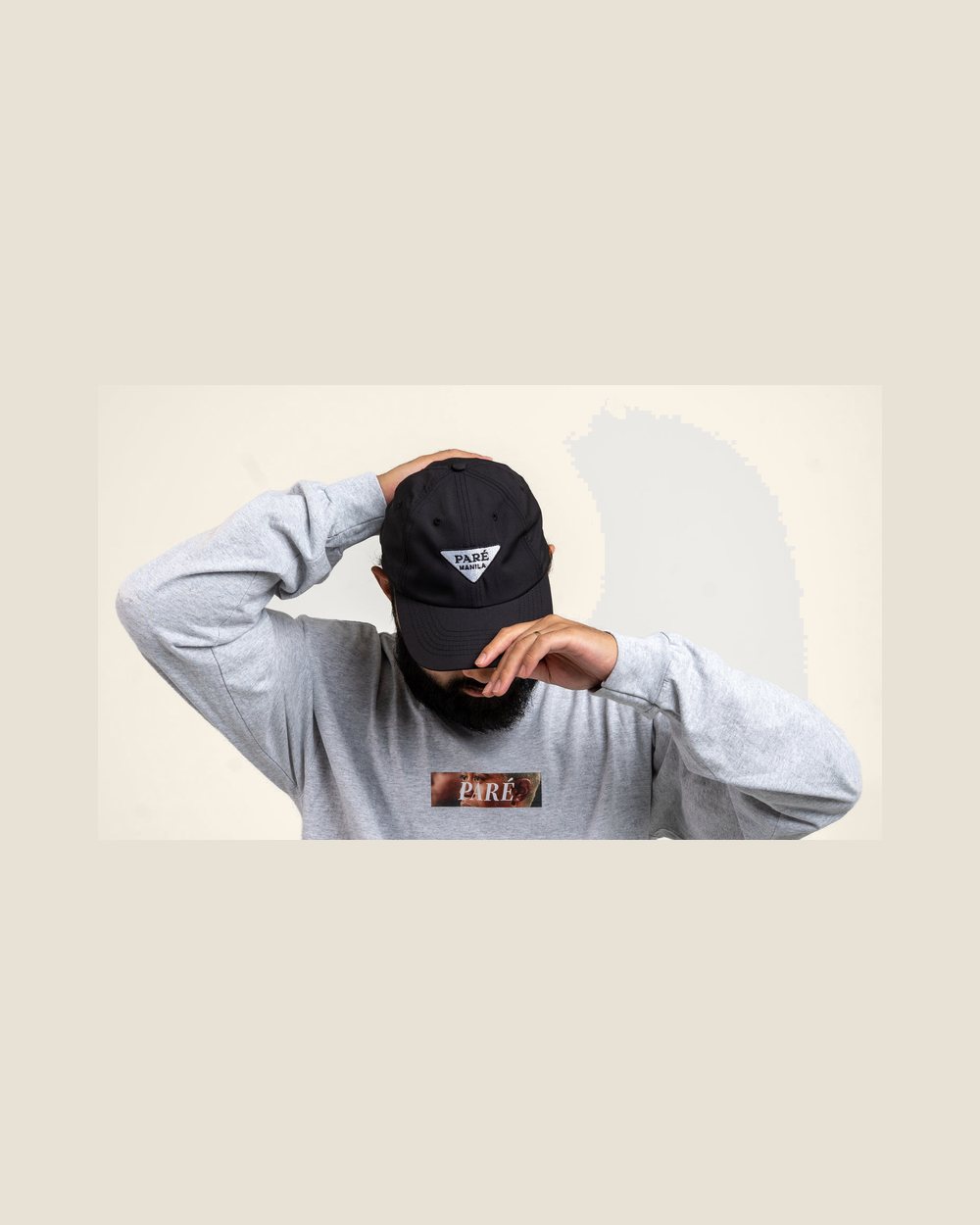 Paré Golf Paré × Imperial Manila Hat, Black &middot; view 2 of 3