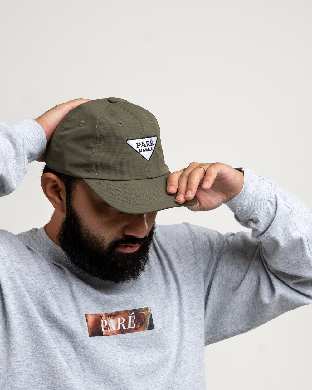 Paré Golf Paré × Imperial Manila Hat, Olive &middot; view 3 of 3