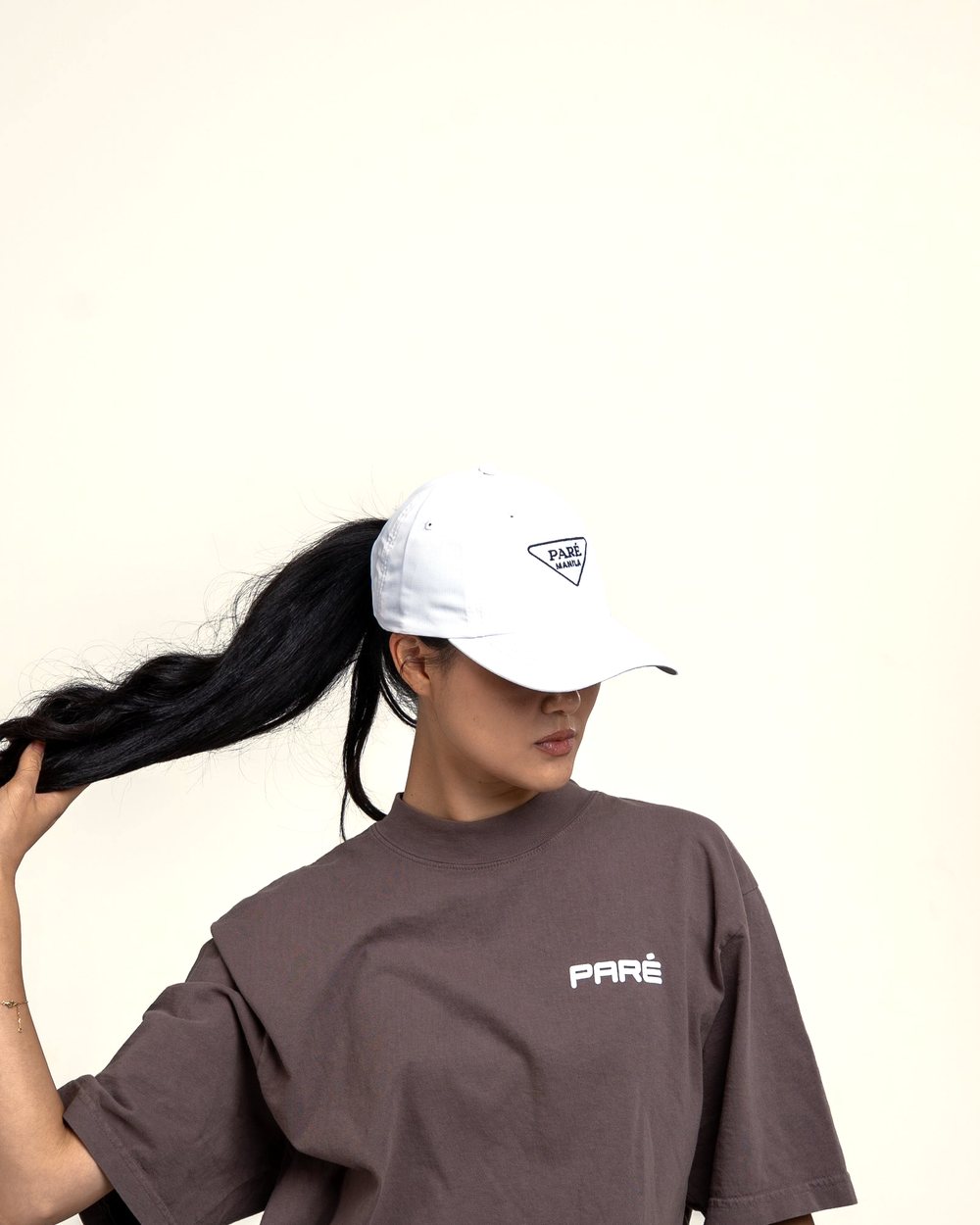 Paré Golf Paré × Imperial Manila Hat, White &middot; view 1 of 3