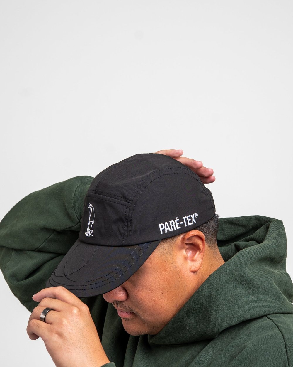 Paré Golf PARÉ-TEX Waterproof 5-Panel Long Bill Hat &middot; view 2 of 5