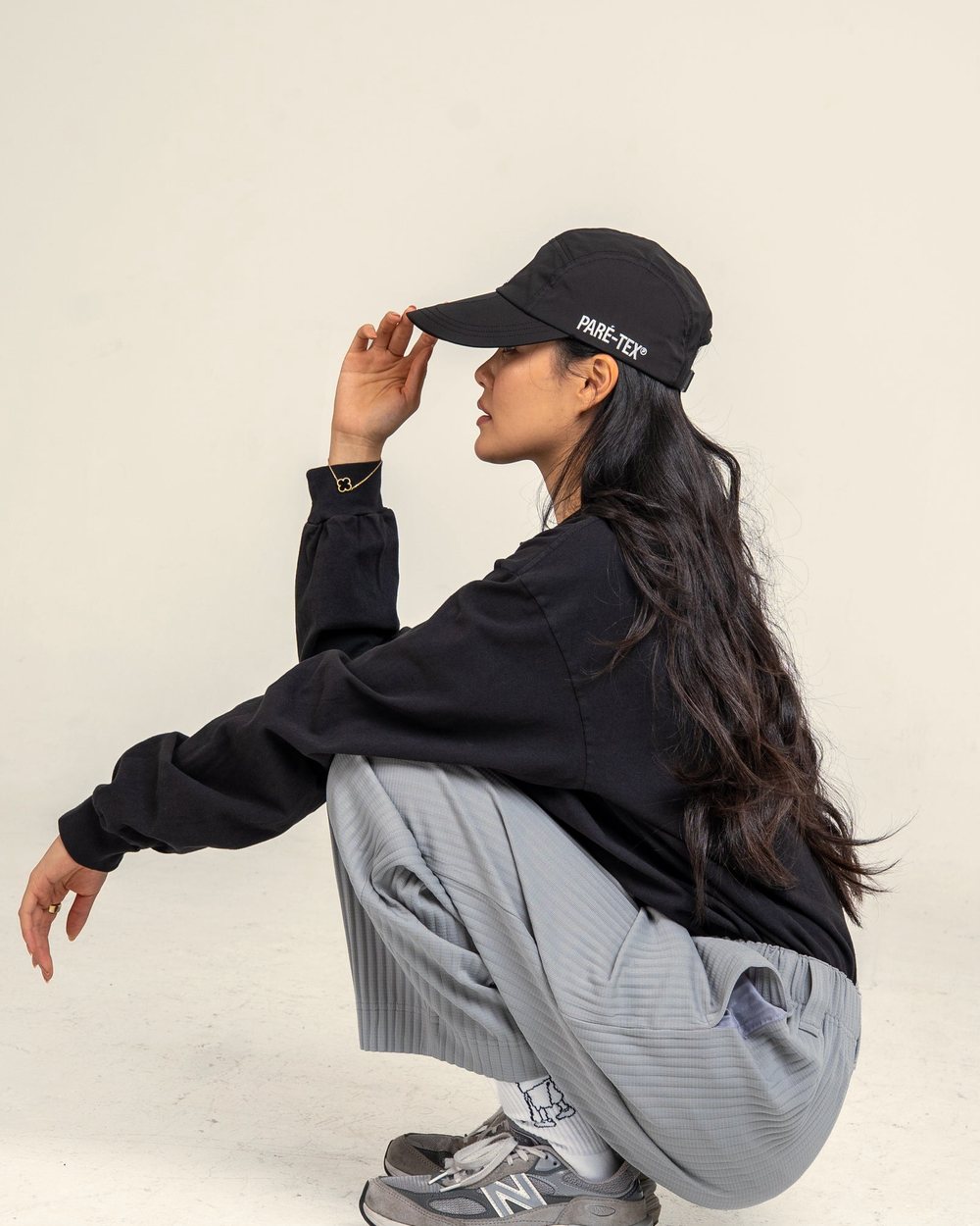 Paré Golf PARÉ-TEX Waterproof 5-Panel Long Bill Hat &middot; view 5 of 5