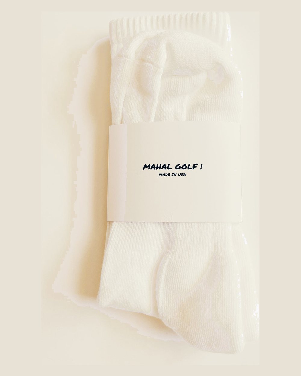 Paré Golf White Crew Sock &middot; view 3 of 3