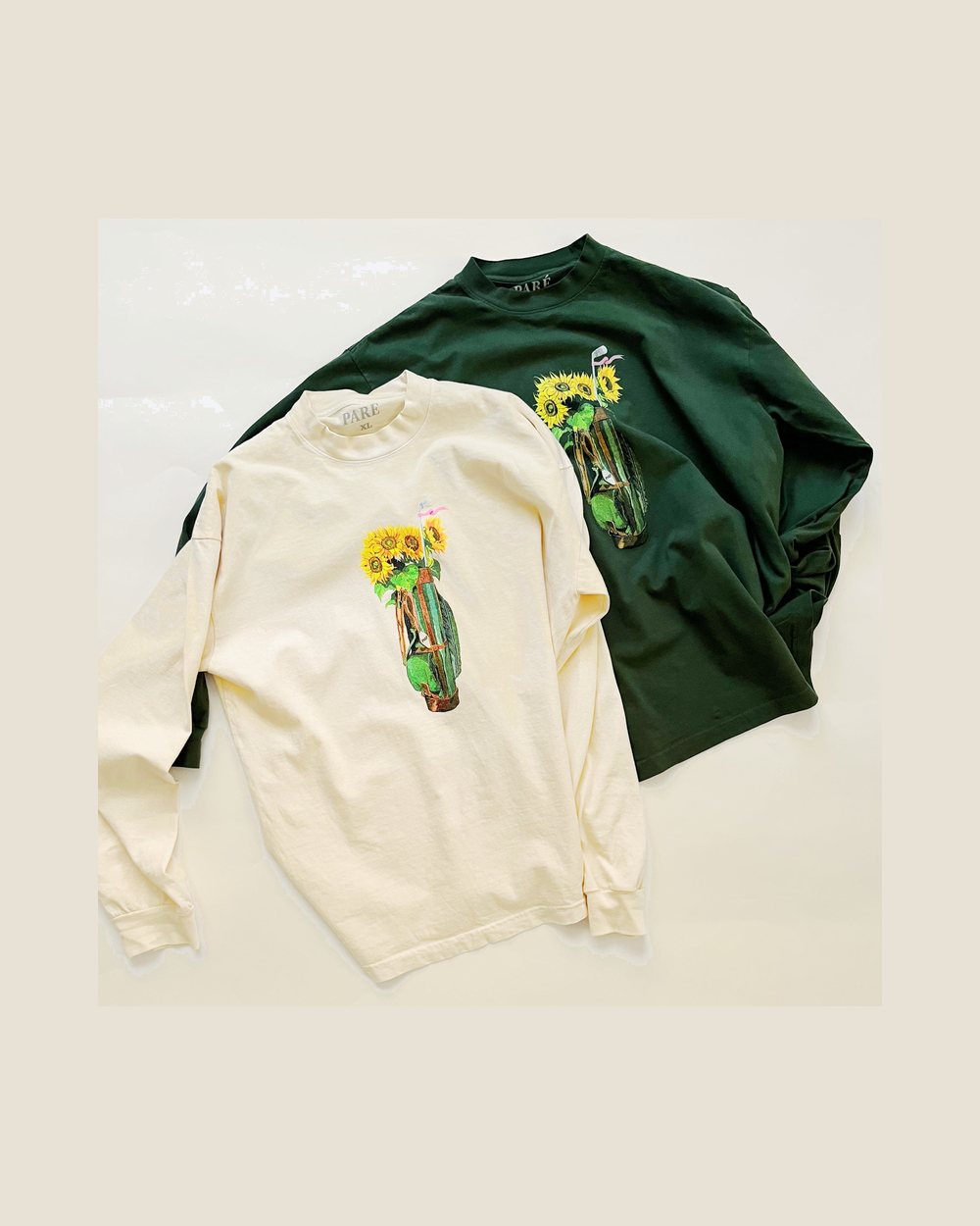 Paré Golf Sunflower Mockneck Long Sleeve Shirt &middot; view 2 of 2