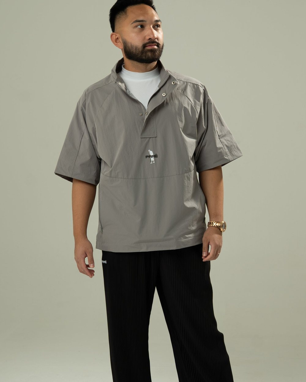 Paré Golf “Cool Grey” Short Sleeve Wind Shirt &middot; view 4 of 4