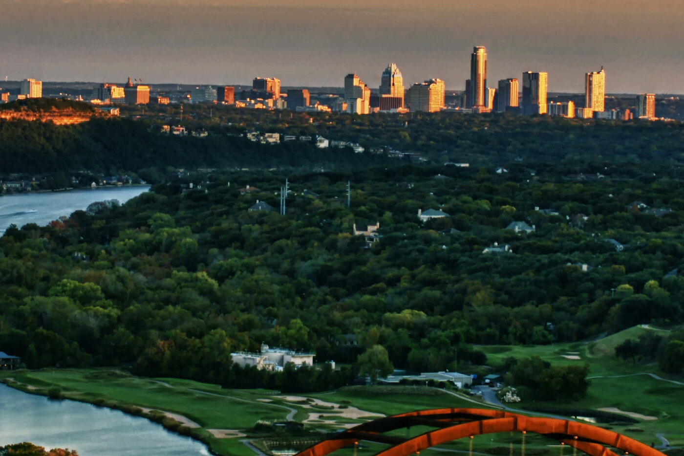 Austin Country Club golf course in Davenport Ranch, Texas — Pete and Alice Dye, 1984