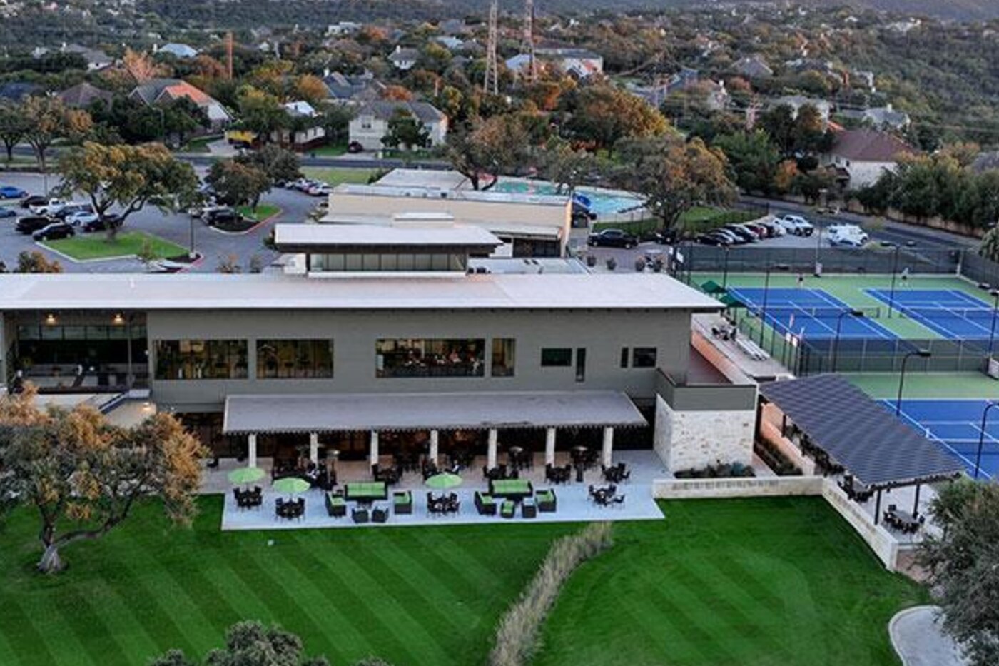 Great Hills Country Club golf course in Northwest Austin, Texas — Don January and Billy Martindale, 1973