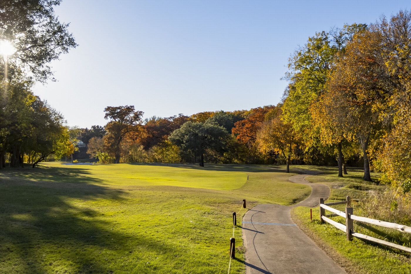 Onion Creek Club fairway in south Austin, the only Jimmy Demaret design